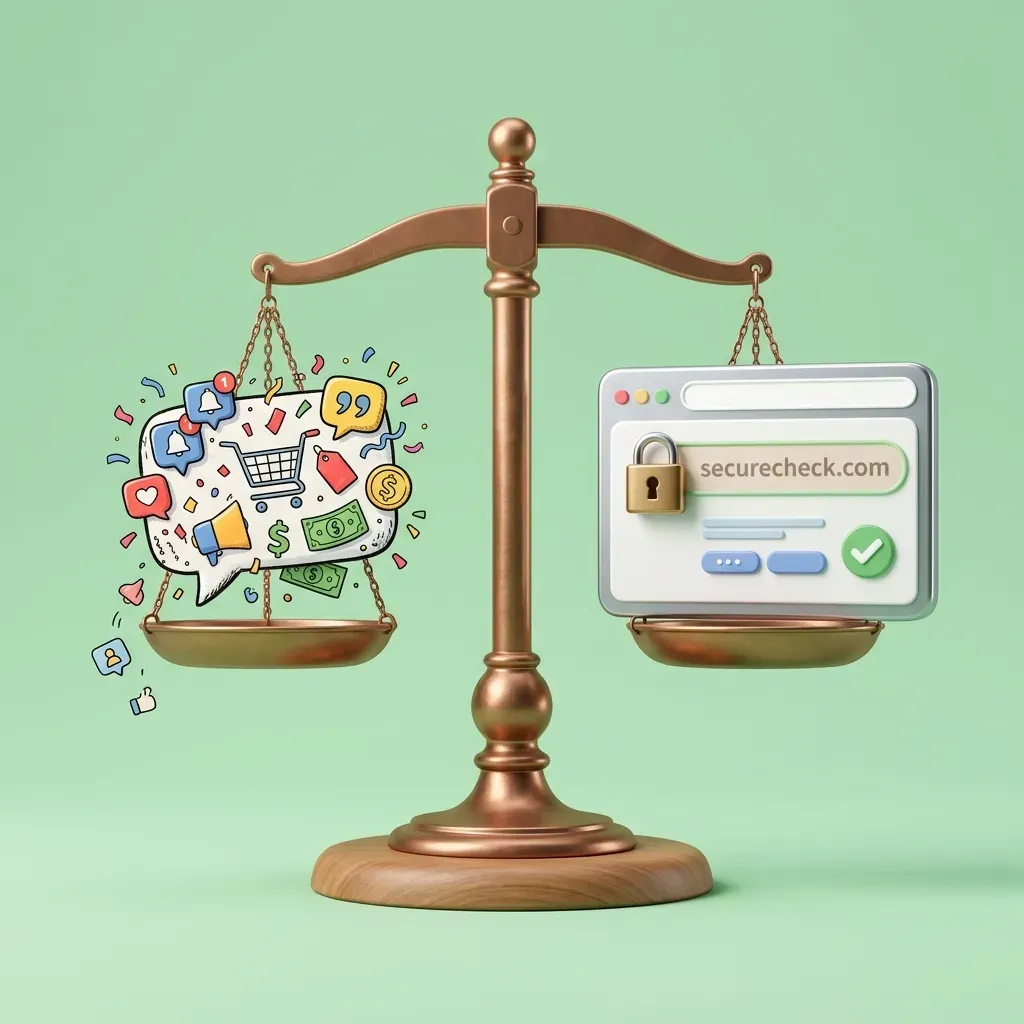 آليات تأثير موقع التجارة الإلكترونية