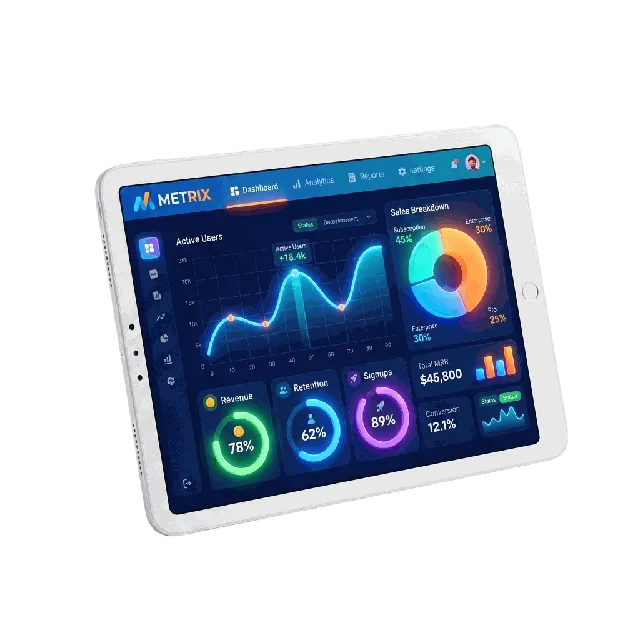 لوحة تحكم وتطبيقات SaaS